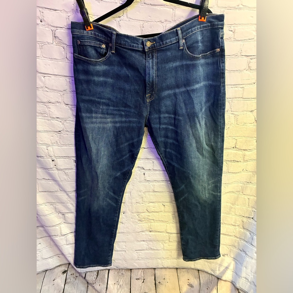 Lucky Brand Women’s Meadowview Dark Wash Denim Straight Leg Jeans Blue 40x30 EUC